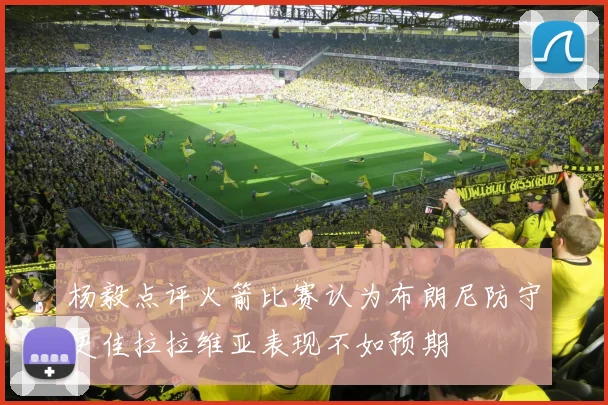 杨毅点评火箭比赛认为布朗尼防守更佳拉拉维亚表现不如预期